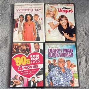 Set of 7 Romantic Comedy DVDs valentine’s Day movie marathon